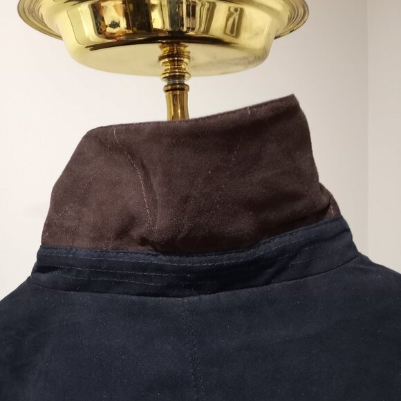 WEATHERPROOF DARK BLUE MICROFIBRE QUILTED BOMBER-STYLE JACKET MEN SIZE XL - Picture 10 of 11